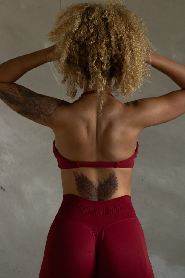 Ruby Red Sports Bra