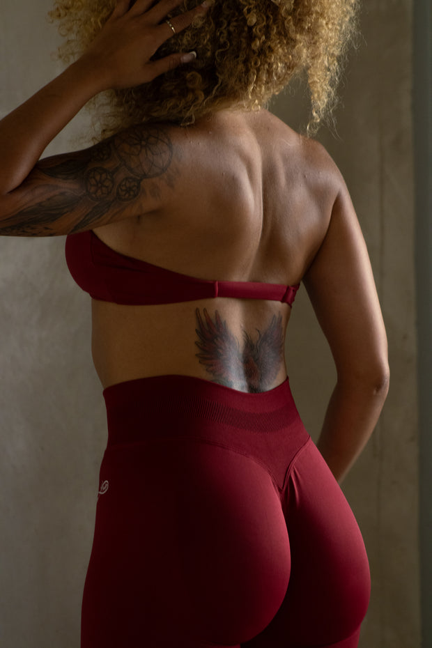 Ruby Red Body Sculpting Leggings
