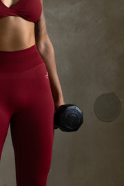 Ruby Red Body Sculpting Leggings