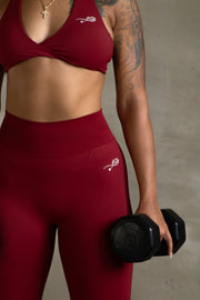 Ruby Red Sports Bra