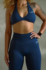 Fall Blue Sports Bra