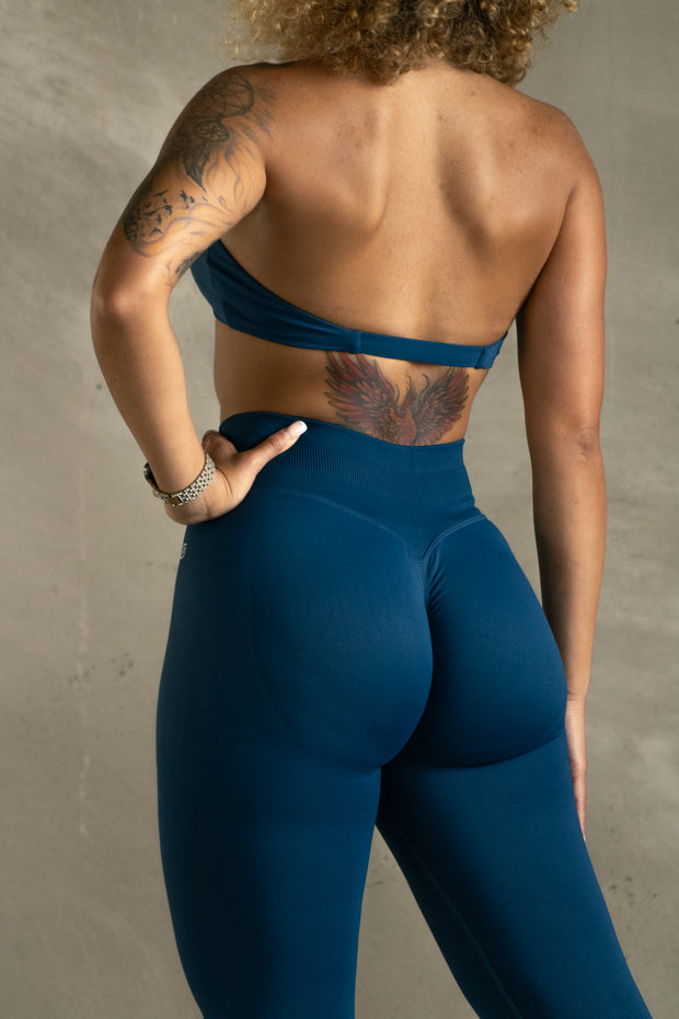 Fall Blue Sports Bra