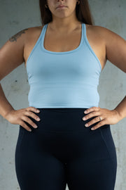 Sky Blue Racerback Tank