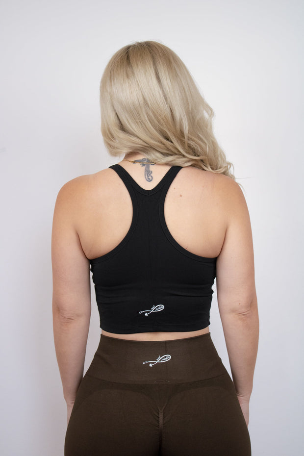 Black Racerback Tank