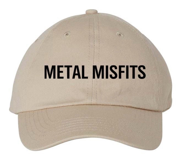 Metal Misfit Dad Hat Stone