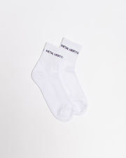 White Crew Socks