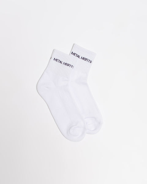 White Crew Socks